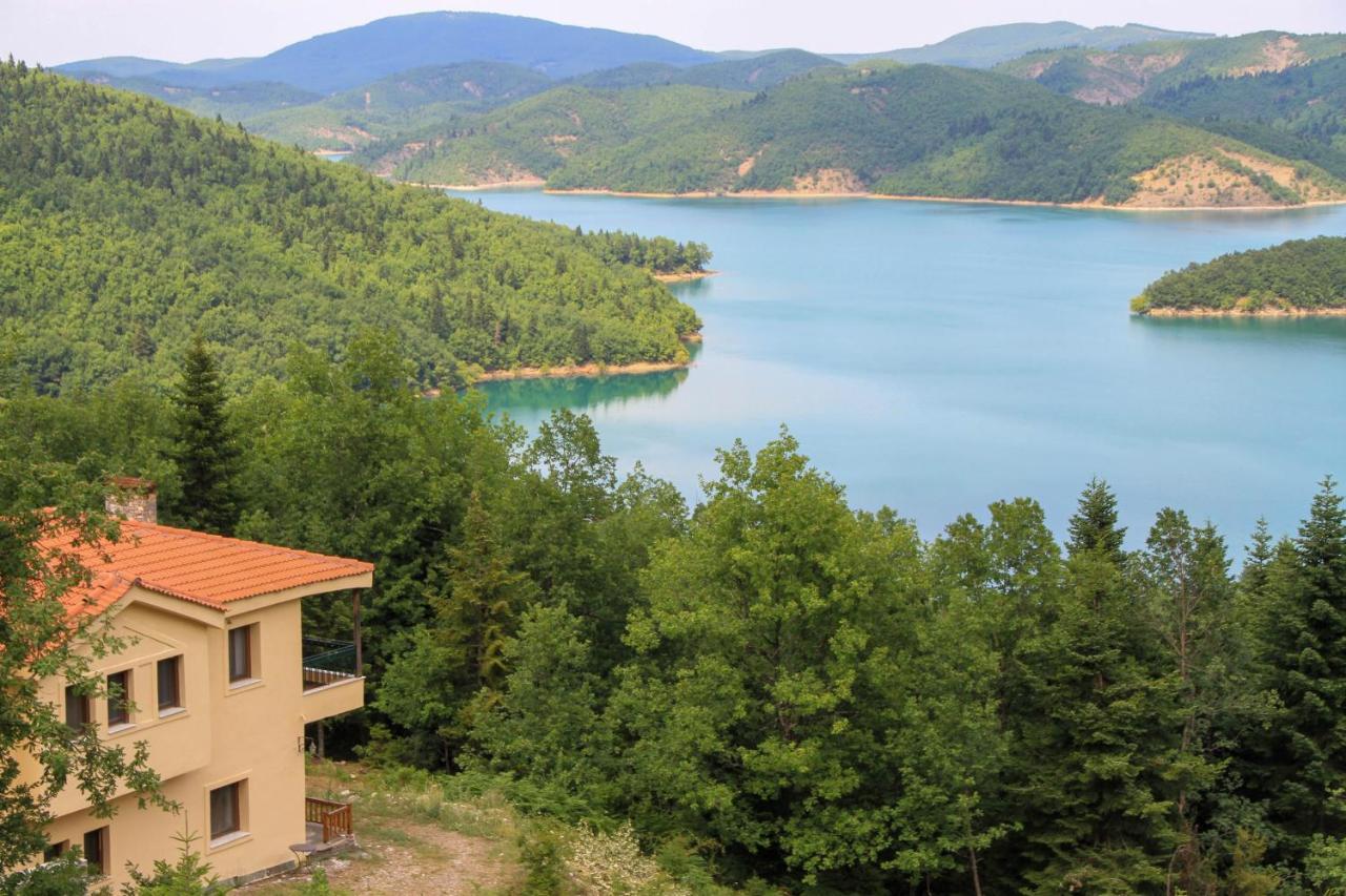 Aparthotel Ktima Alonaki Plastiras-Stausee Exterior foto
